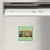 Brug naar Belle Isle Detroit, Michigan, Magneet (Insitu (Vaatwasser))