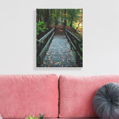 Brug naar de andere kant canvas afdruk (Insitu (Woonkamer))