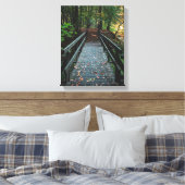 Brug naar de andere kant canvas afdruk (Insitu (Slaapkamer))