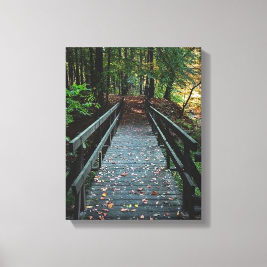 Brug naar de andere kant canvas afdruk (Voorkant)