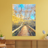 Brug naar de Bossen Canvas Afdruk (Insitu (Woonkamer))