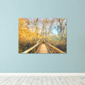 Brug naar de Bossen Canvas Afdruk (Insitu (Houten vloer))