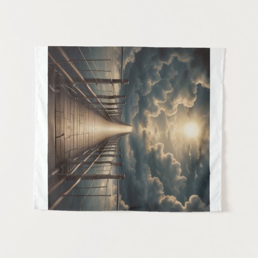 Brug naar de hemel wandkleed (Voorkant (horizontaal))