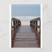 Brug naar de strand briefkaart (Voorkant)