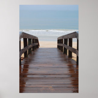 Brug naar de strand poster
