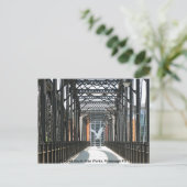 Brug naar de zuidzijde van de werken, Pittsburgh P Briefkaart (Staand voorkant)