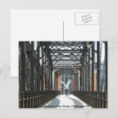 Brug naar de zuidzijde van de werken, Pittsburgh P Briefkaart (Voorkant / Achterkant)