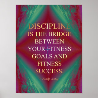 Brug naar fitnesssucces poster