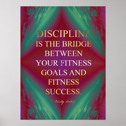 Brug naar fitnesssucces poster (Voorkant)