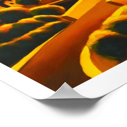 Brug naar Fontisterni Poster (Hoek)