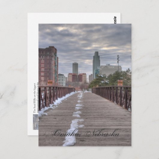 Brug naar Omaha Briefkaart (Voorkant / Achterkant)