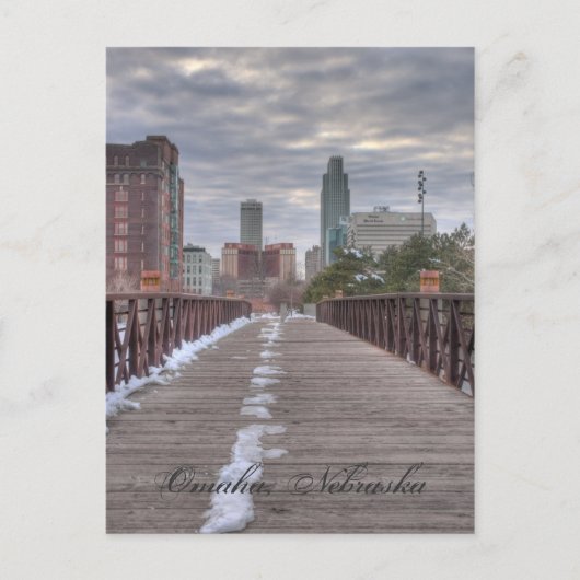 Brug naar Omaha Briefkaart (Voorkant)