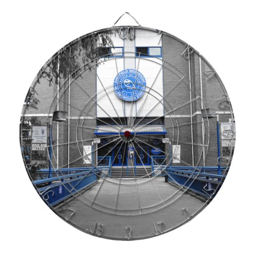 brug naar ontvangst dartbord (Voorkant)