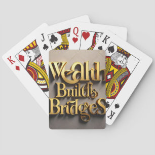 "Brug naar rijkdom" Pokerkaarten