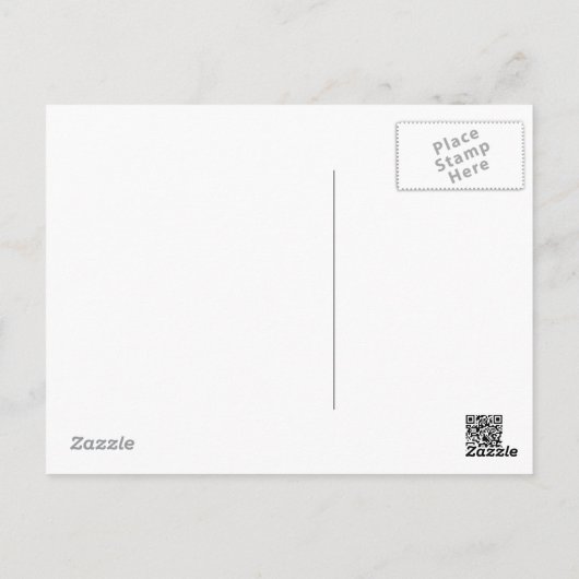 Brug naar schemering briefkaart (Achterkant)