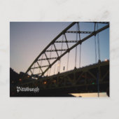 Brug naar schemering briefkaart (Voorkant)