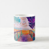 Brug naar vrede plezier koffiemok (Center)