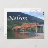 Brug: Nelson, BC Briefkaart (Voorkant / Achterkant)