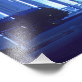 Brug, onder verlichting, haven van Miami Foto Afdruk (Hoek)