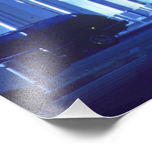 Brug, onder verlichting, haven van Miami Foto Afdruk (Hoek)