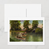 Brug op Belle Isle, Detroit, Michigan Briefkaart (Voorkant / Achterkant)