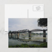 Brug op de Kwai, Kanchanaburi, Thailand Briefkaart (Voorkant / Achterkant)