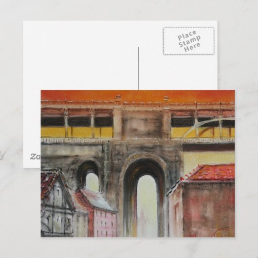 Brug op hoog niveau, Engeland Briefkaart (Voorkant / Achterkant)