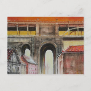 Brug op hoog niveau, Engeland Briefkaart