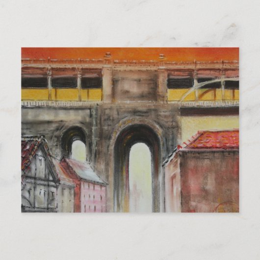 Brug op hoog niveau, Engeland Briefkaart (Voorkant)