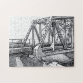Brug oud legpuzzel