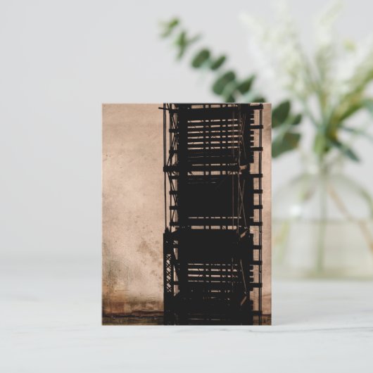 brug over de brug briefkaart (Staand voorkant)