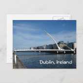 Brug over de Dublin-rivier Briefkaart (Voorkant / Achterkant)