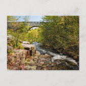 Brug over de rivier briefkaart (Voorkant)