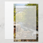 Brug over de rivier briefpapier (Voorkant / Achterkant)