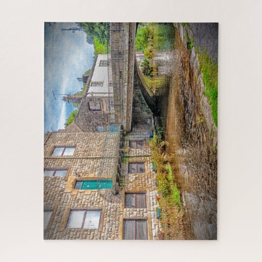 Brug over de rivier de Thame, Uppermill Legpuzzel (Verticaal)