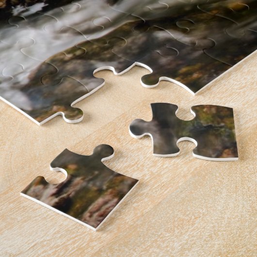 Brug over de rivier legpuzzel (Zijkant)