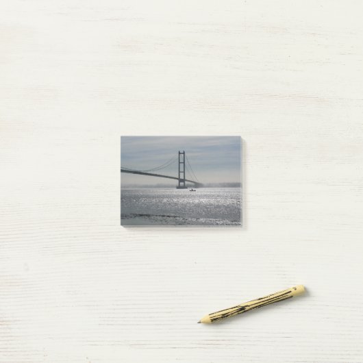 Brug over de rivier post-it® notes (Op bureau)