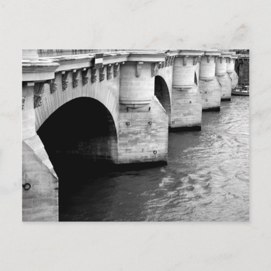 Brug over de Seine Briefkaart (Voorkant)