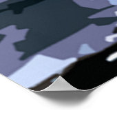 brug over de spoorweg poster (Hoek)