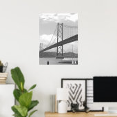 Brug over de Tejo Poster (Thuiskantoor)