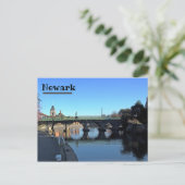 Brug over de Trent in het Briefkaart van Newark (Staand voorkant)