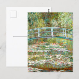 Brug over de vijver van waterlelies | Claude Monet Briefkaart