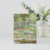 Brug over de vijver van waterlelies | Claude Monet Briefkaart (Staand voorkant)