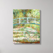 Brug over de vijver van waterlelies | Claude Monet Canvas Afdruk (Voorkant)