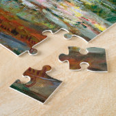 Brug over de vijver van waterlelies | Claude Monet Legpuzzel (Zijkant)