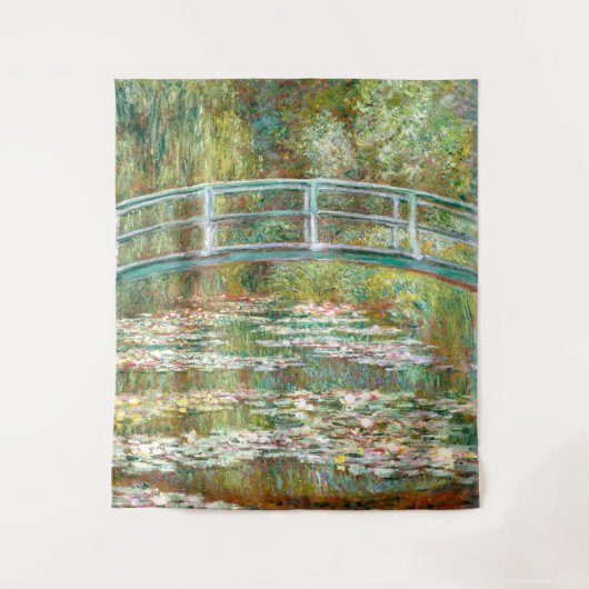 Brug over de vijver van waterlelies | Claude Monet Wandkleed (Voorkant)
