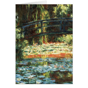 Brug over de waterlieveling door Claude Monet