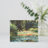 Brug over de waterlieveling door Claude Monet (Staand voorkant)
