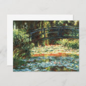 Brug over de waterlieveling door Claude Monet (Voorkant / Achterkant)