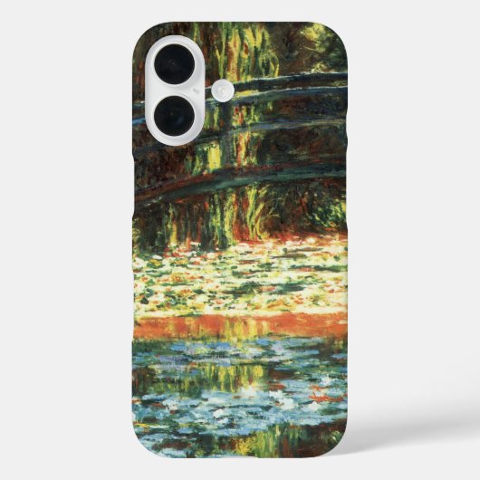 Brug over de waterlieveling door Claude Monet Case-Mate iPhone Case (Achterkant)